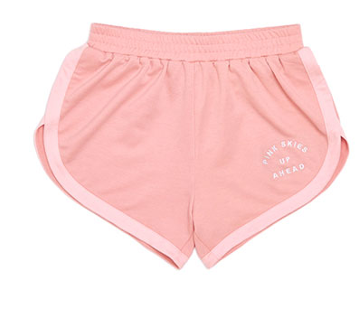 pink skies up ahead gym shorts