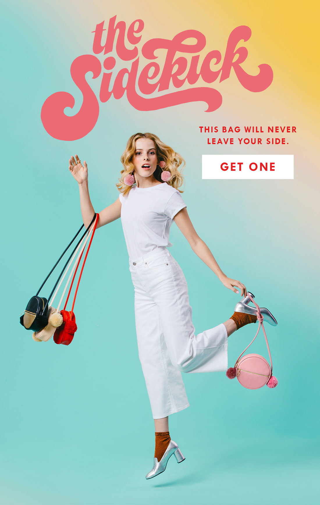 the sidekick: this bag will never leave your side.