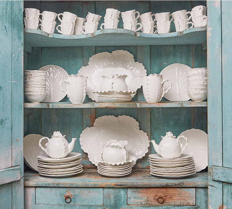 tory burch lettuce plates