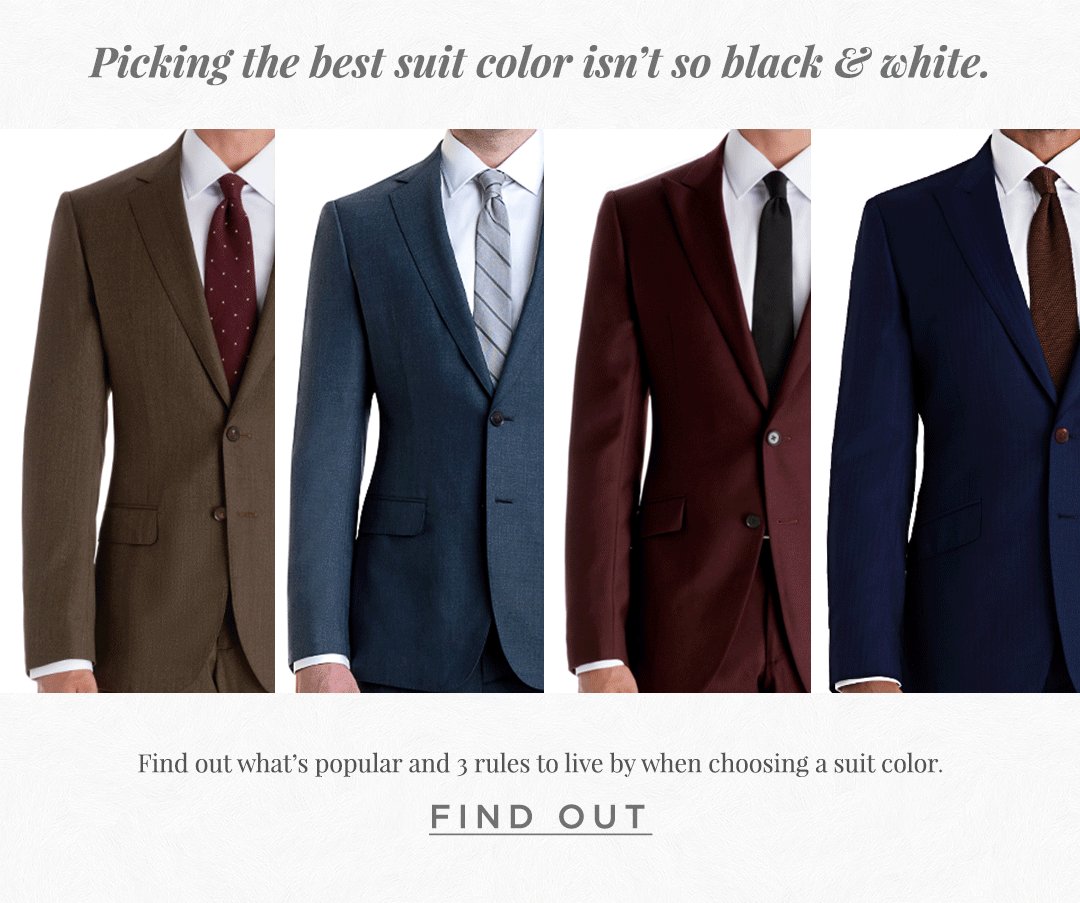 Black Lapel: These Are Our Most Popular Suit Colors, Here’s Why | Milled
