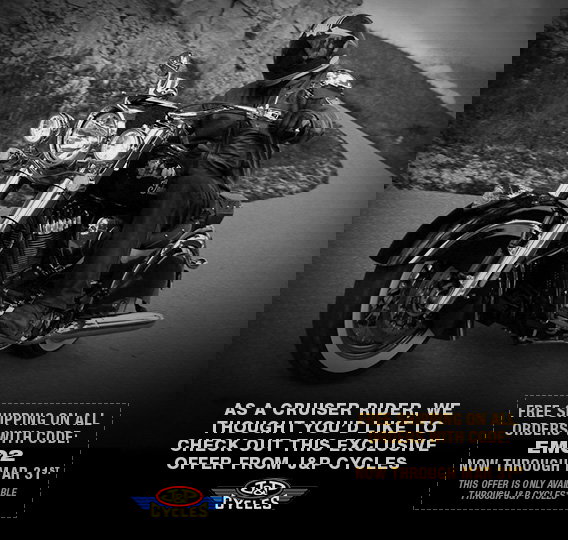 Motorcycle Free Shipping from J&P Cycles! Milled