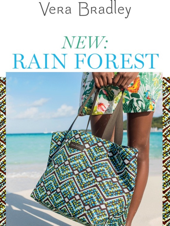 vera bradley rainforest pattern