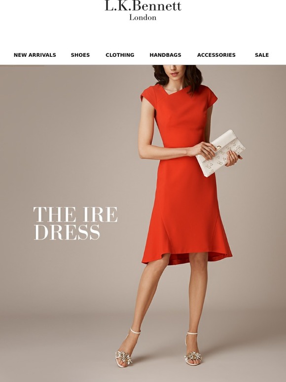 lk bennett red dress