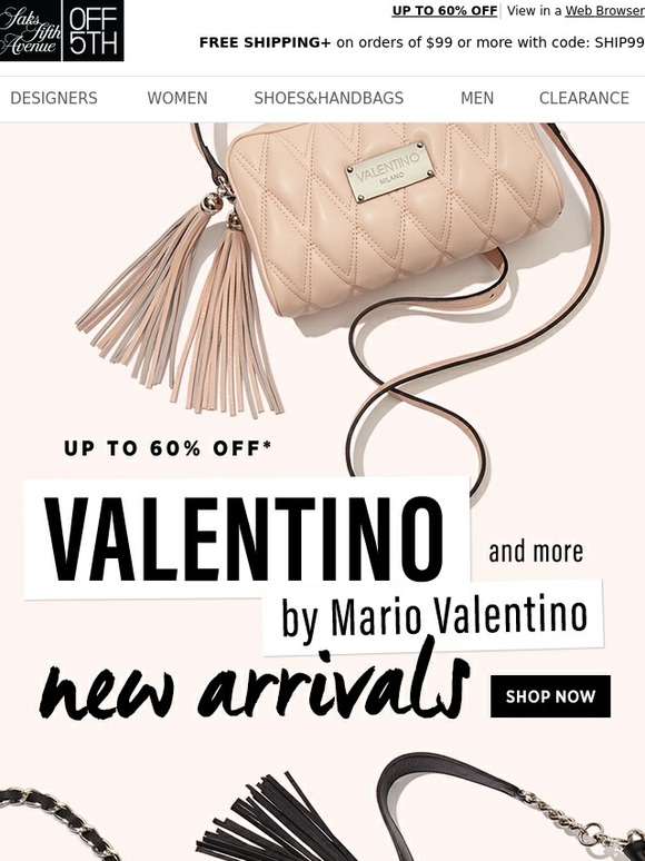 saks off fifth mario valentino