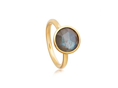 Labradorite Round Stilla Ring