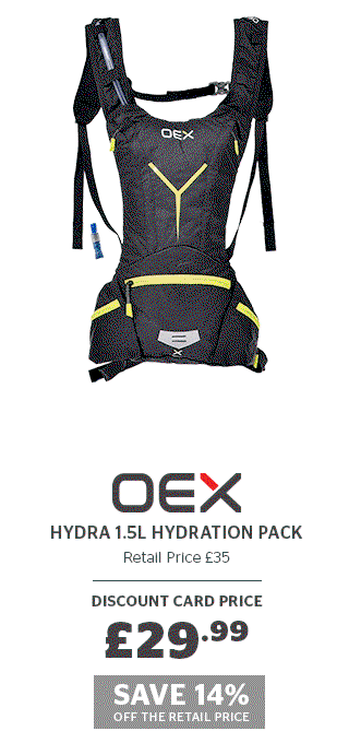 OEX Hydra 1.5L Hydration Pack OEX Hydra 1.5L Hydration Pack