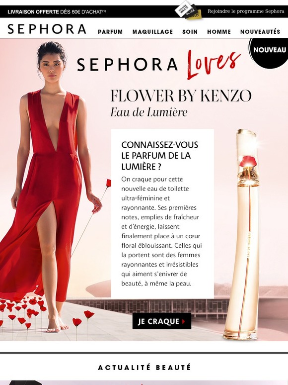 Flower by kenzo shop eau de lumiere sephora