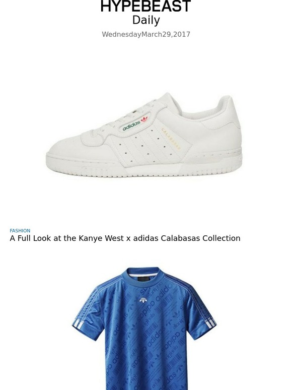 Hypebeast A Full Look at the Kanye West x adidas Calabasas Collection