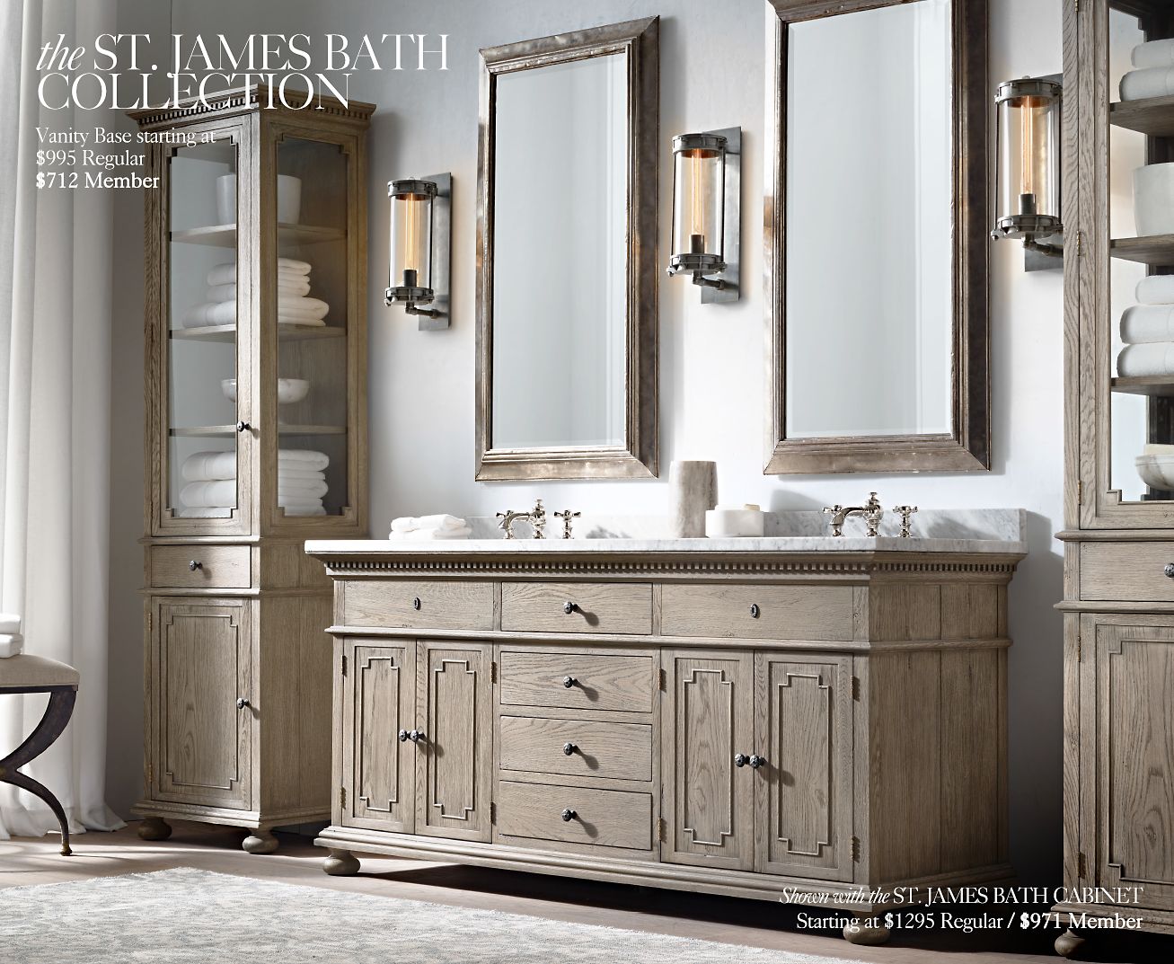 Restoration Hardware The St. James Collection. HandCarved