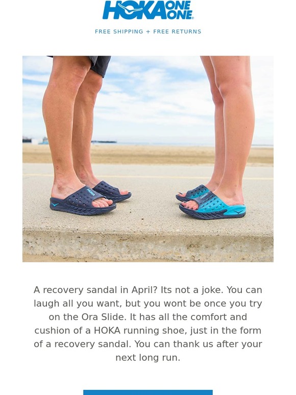hoka one recovery sandals