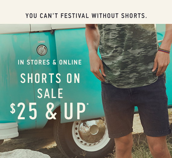 Shorts on Sale $25 & Up*
