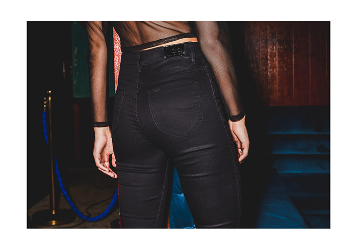 lee mid licks black gloss