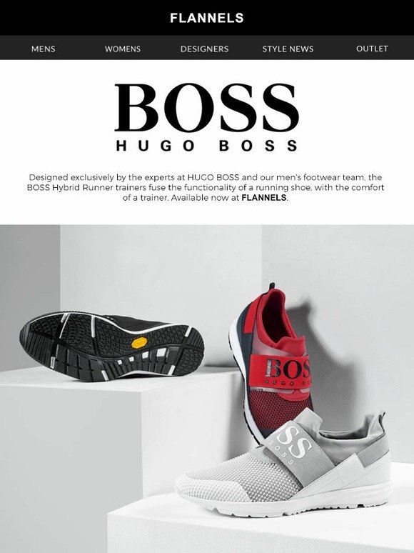 hugo boss trainers flannels