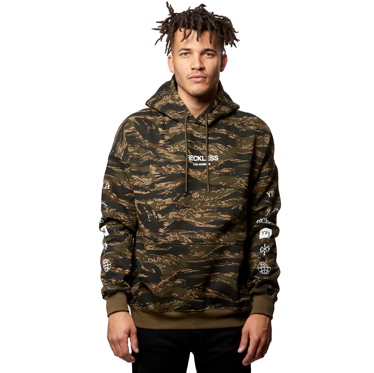 Young and reckless camo on sale hoodie