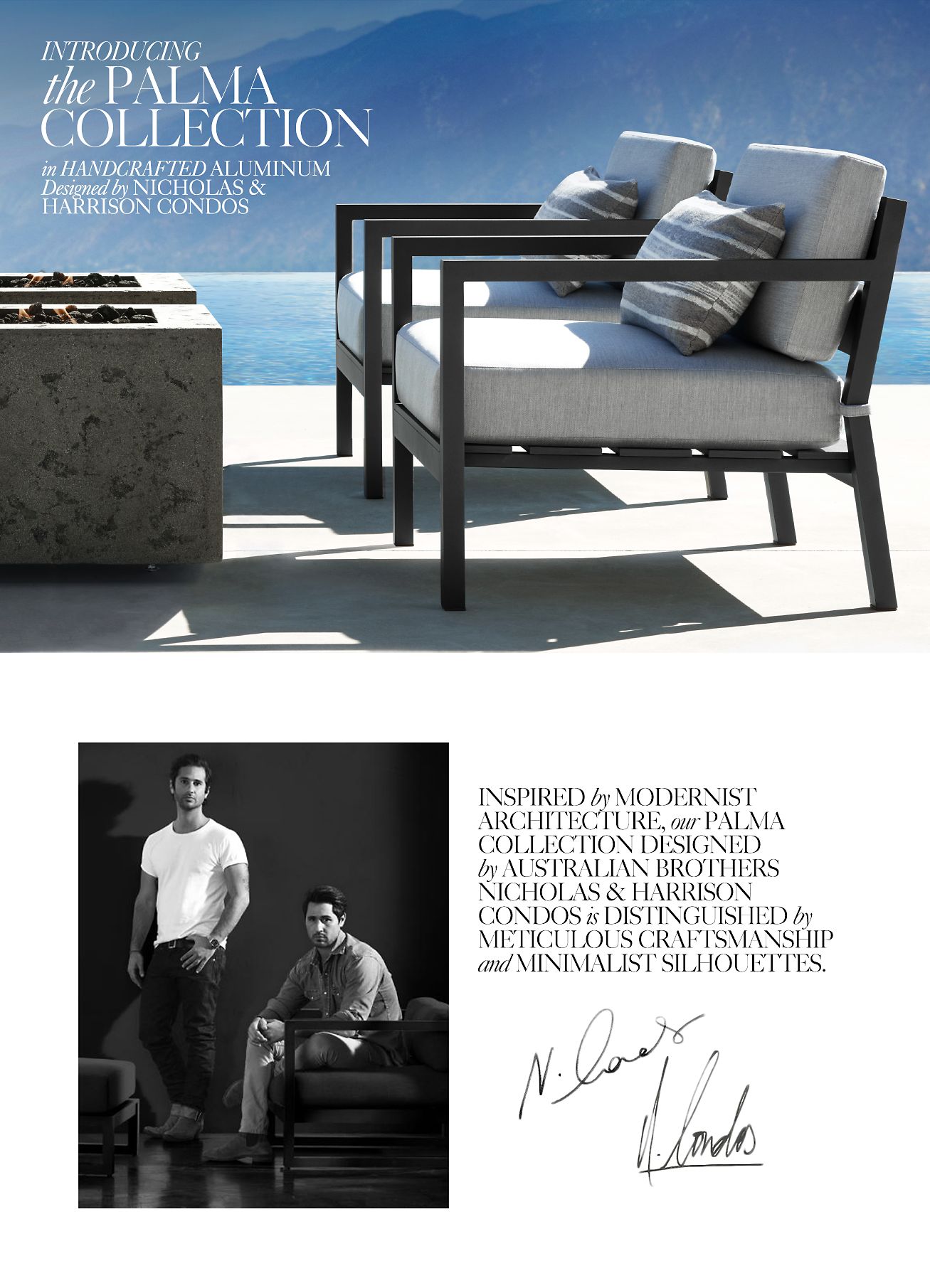 Restoration Hardware Introducing the Havana Outdoor Collection Milled