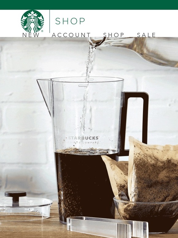 Starbucks Easytomake Cold Brew Pitcher Packs are back Milled