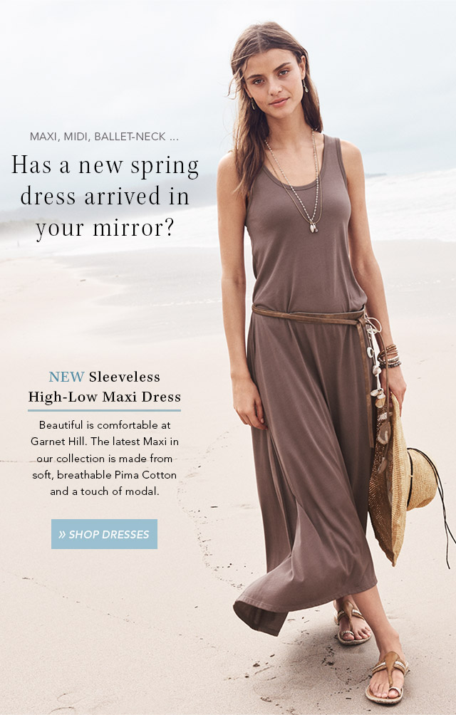 Garnet hill maxi on sale dress