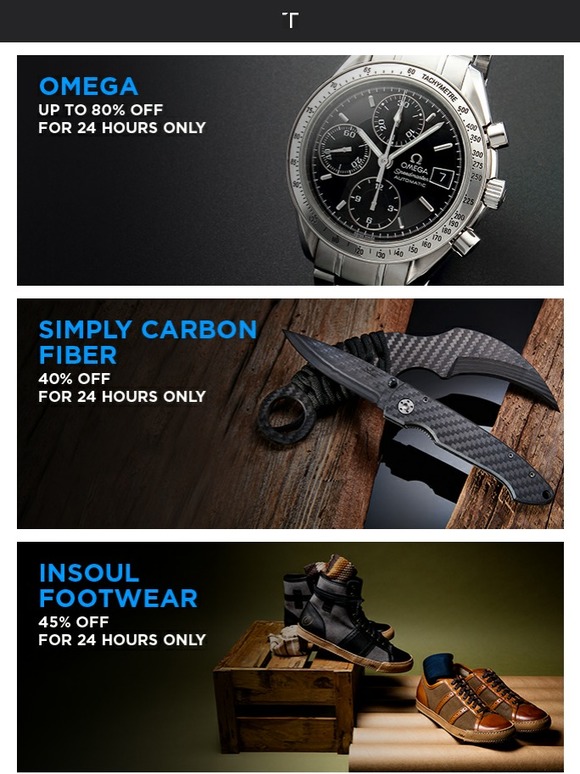 Touch of Modern For 24 hours only Preowned Omega watches & Tactical