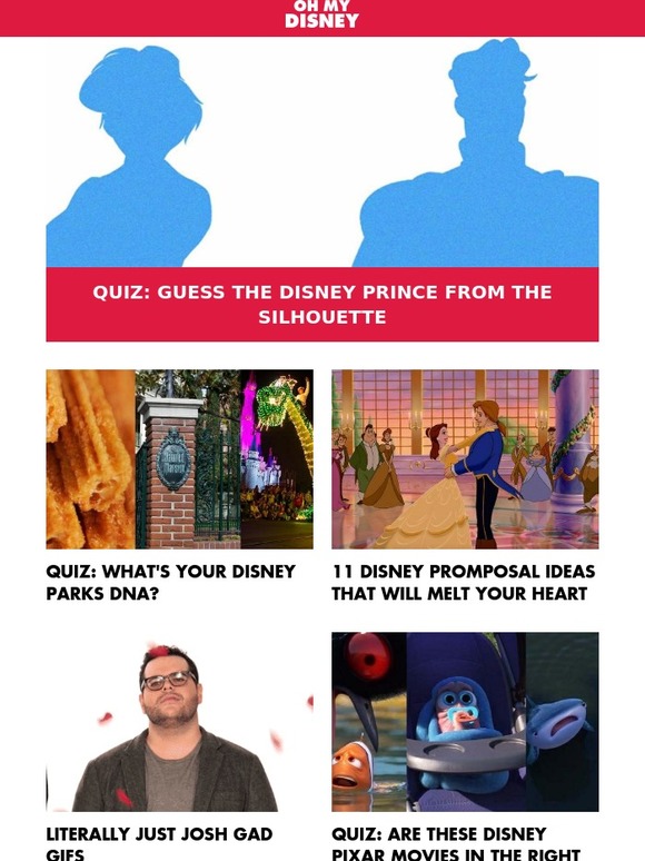 Disney Cruise Line Quiz Guess the Disney Prince From the Silhouette