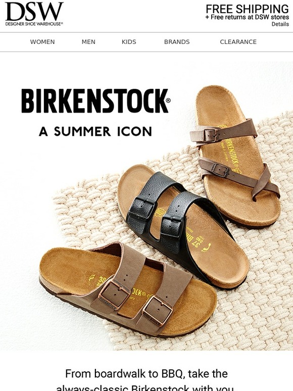 designer shoe warehouse birkenstock