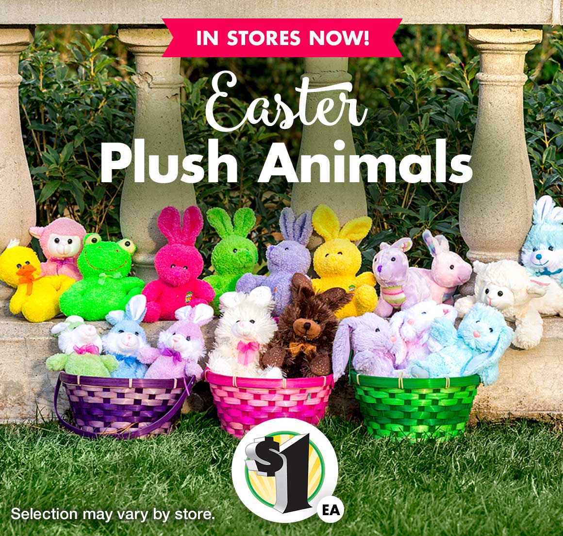 dollar tree easter bunny plush