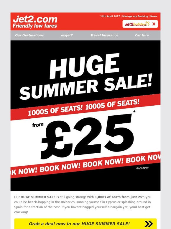 Soar off with 1,000s of seats from just £25! Milled
