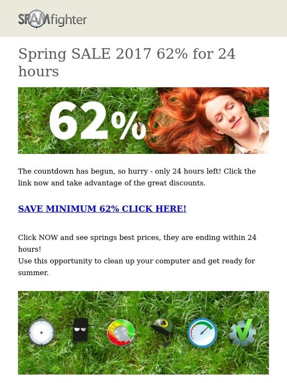 Spring sale - SAVE 62% - Offer ends in 24 hours  
