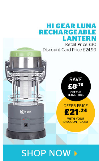 hi gear luna rechargeable lantern