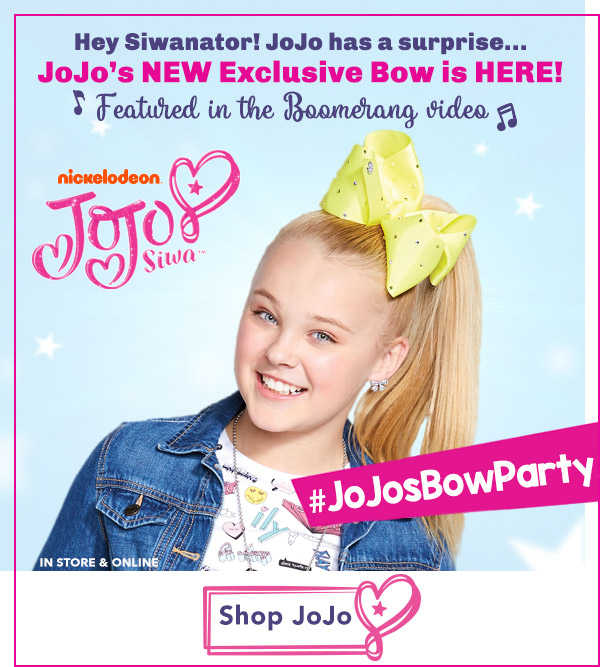 Claire's: 🎀 JoJo’s NEW Exclusive Bow! Featured in the Boomerang video ...