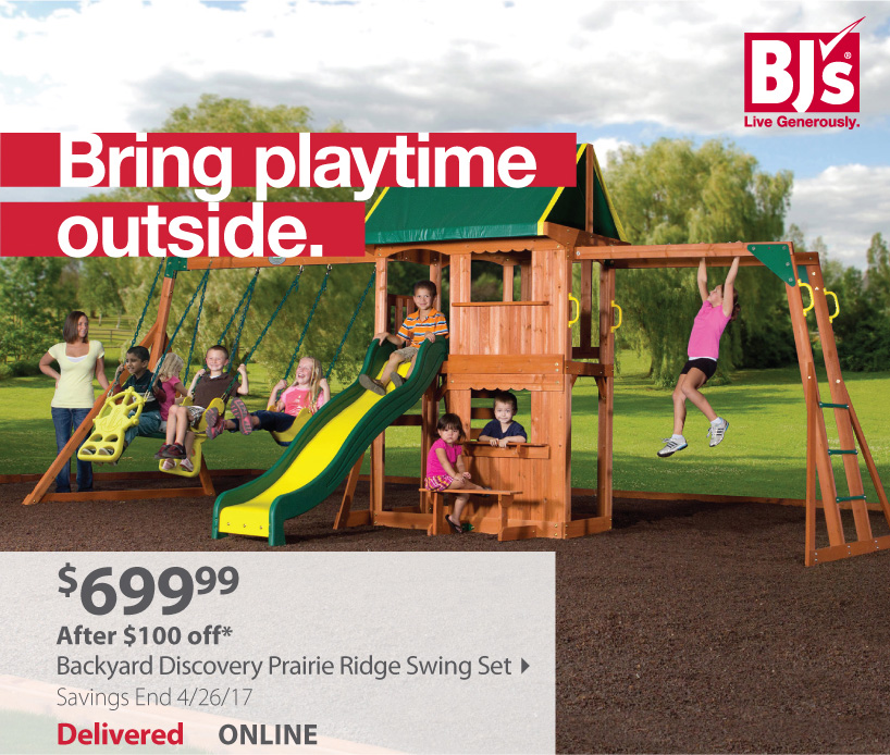 Bjs playset sale