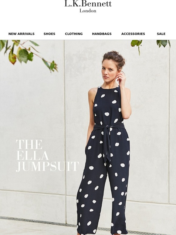 Lk bennett ella jumpsuit Clearance