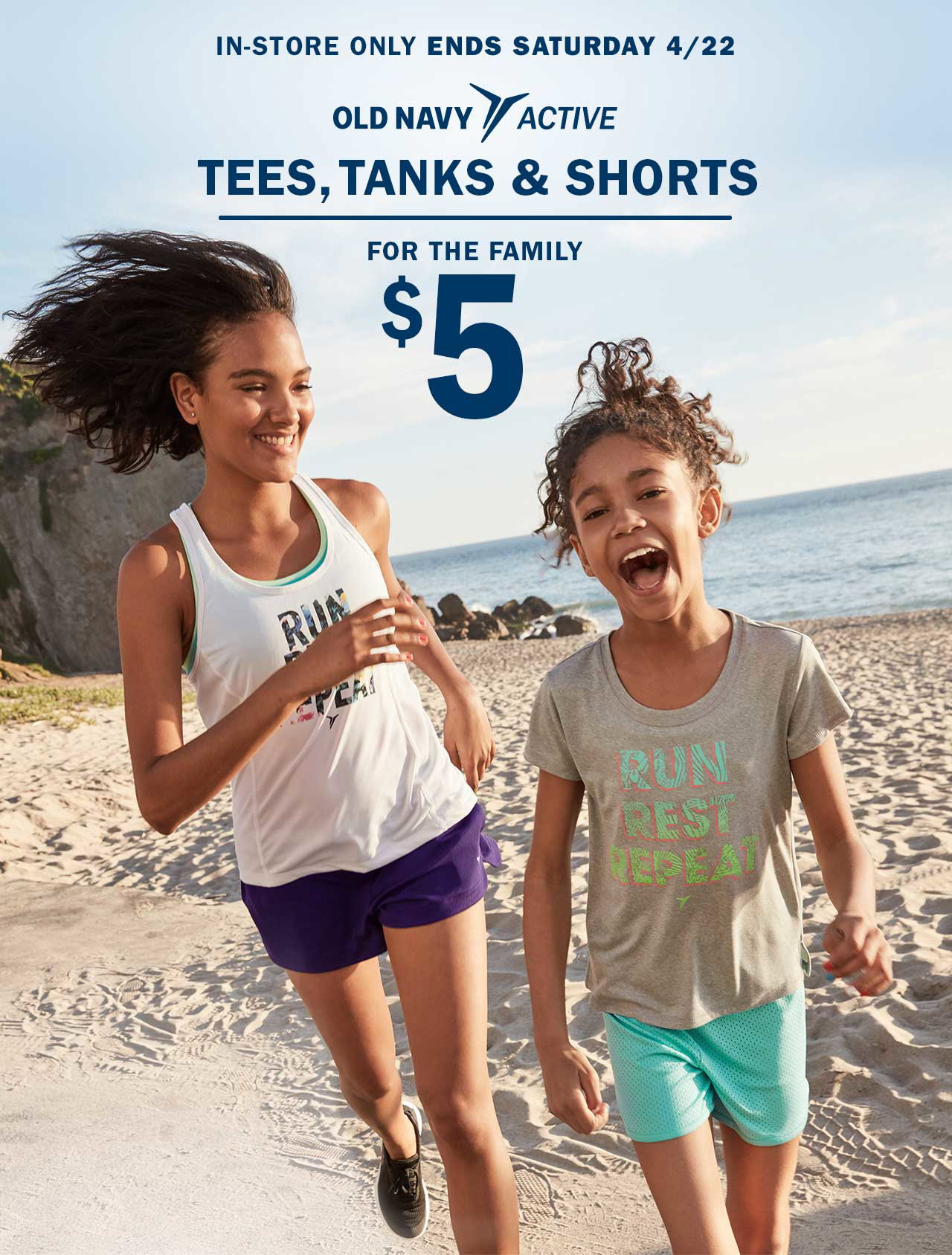 Today Only! Old Navy 50% Off Women's and Girl's Powersoft Leggings, Shorts,  or Joggers