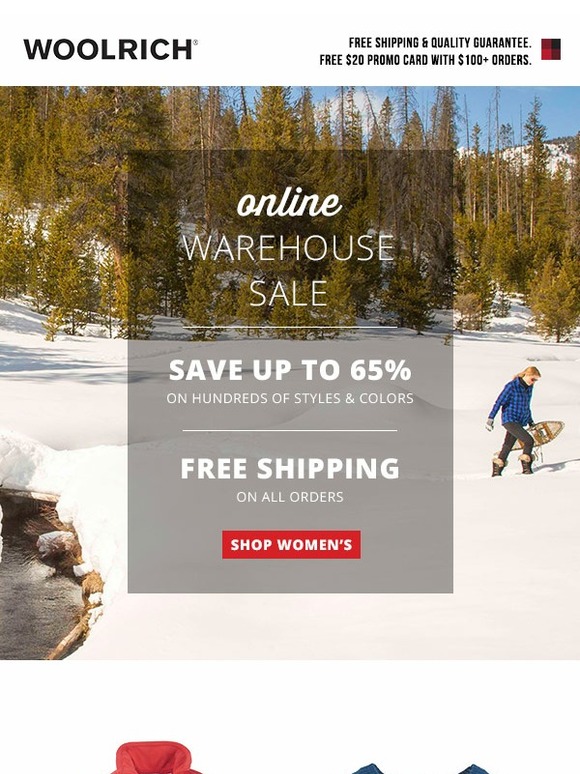 Woolrich Online Warehouse Sale Save up to 65 Milled