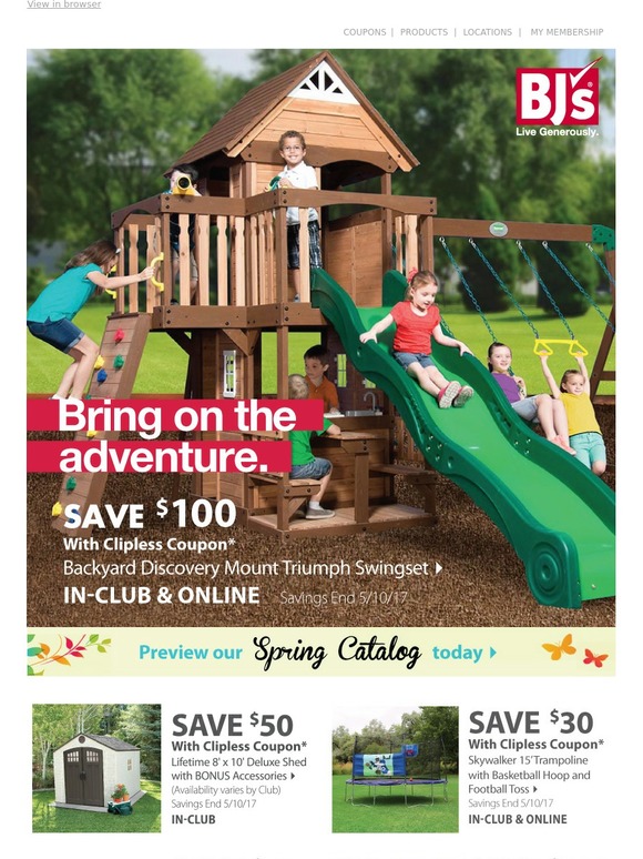 BJs Wholesale Club Spring catalog savings shop now Milled