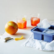 Extra Large Cube Ice Tray with Lid (Pack of 3)