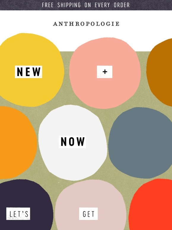 Anthropologie New // Now // Free Shipping Milled