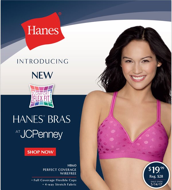 Barely There: Introducing Hanes Comfort Flex Fit Bras