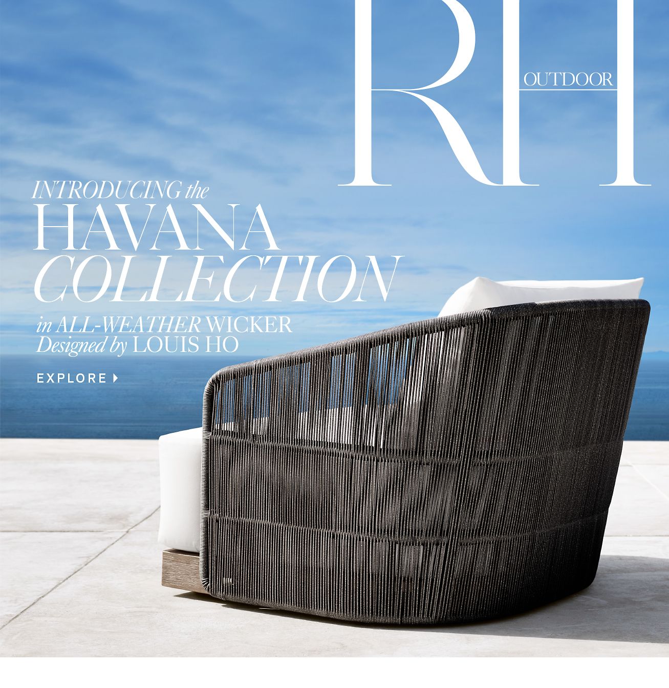Restoration Hardware Discover The Havana Outdoor Collection by Louis