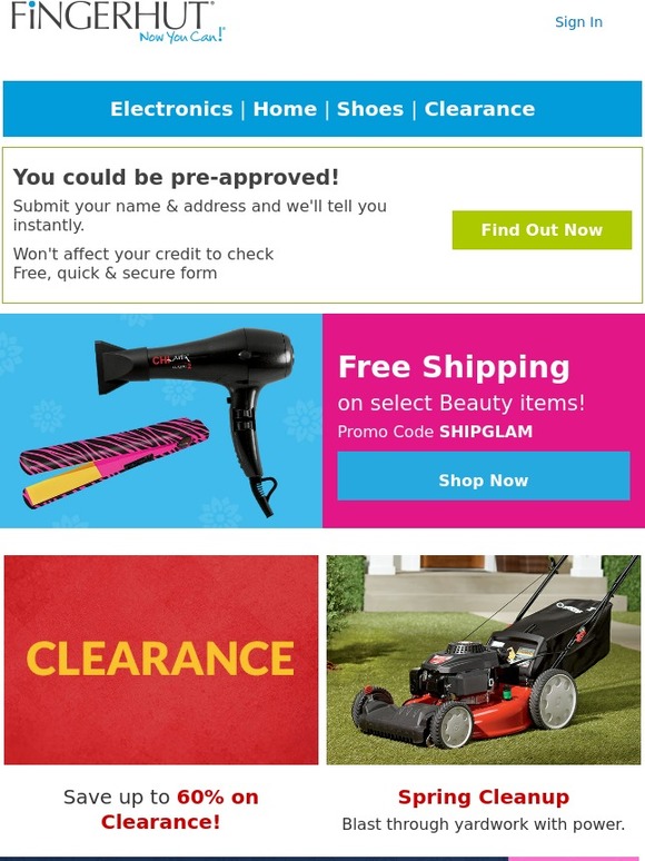 Fingerhut Fingerhut FREE SHIPPING on select Beauty items! Milled