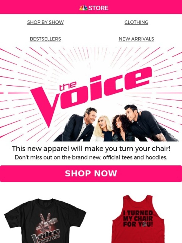 New Arrivals! Shop The Voice Store Today.