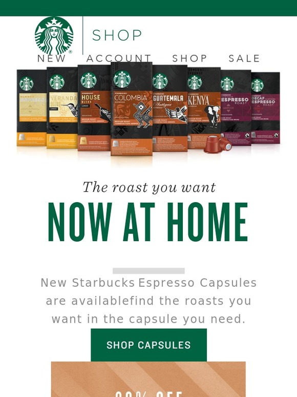Starbucks New Espresso Capsule Roasts Milled