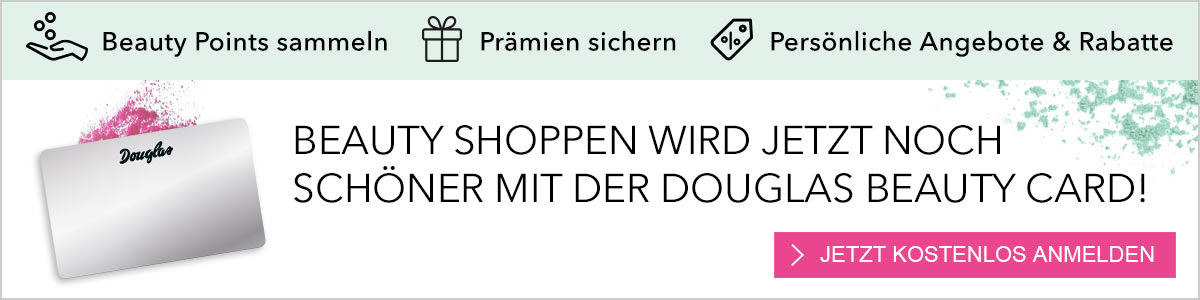 Die Douglas Beauty Cards - Nie war shoppen schöner.