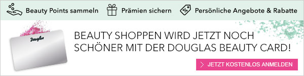 Die Douglas Beauty Cards - Nie war shoppen schöner.