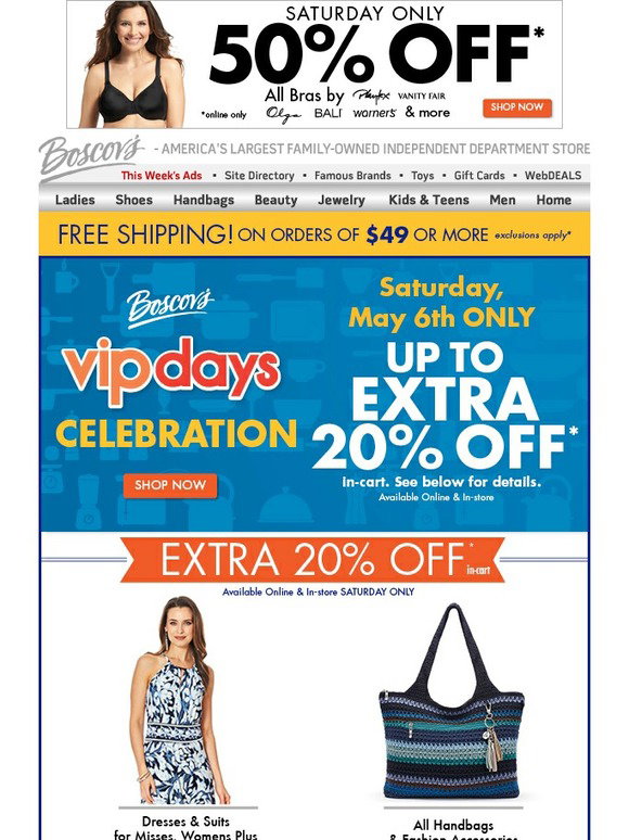 Boscov's: Our VIP Sale is Saturday but You Can Save EVERY Day at Boscov ...