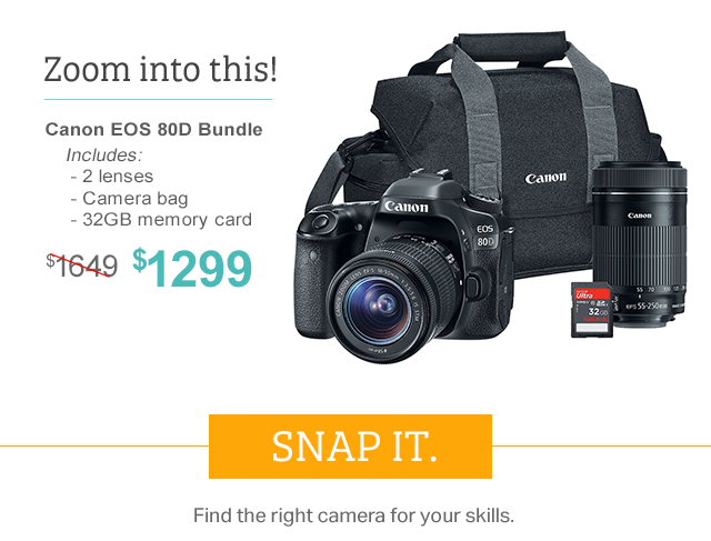 Canon EOS 80D Bundle