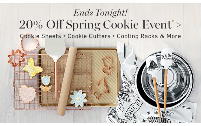 Ends Tonight! 20% Off Spring Cookie Event*
