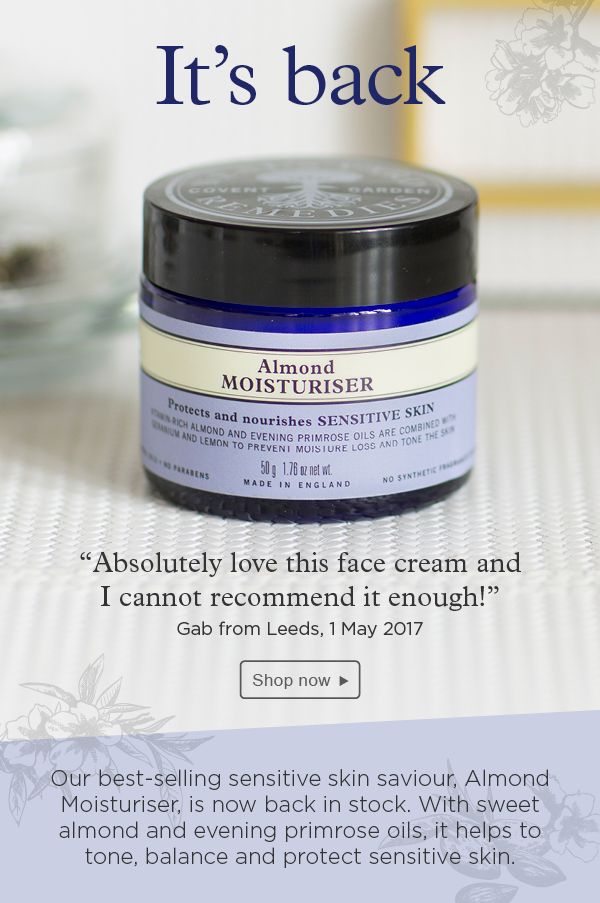 neals yard almond moisturiser