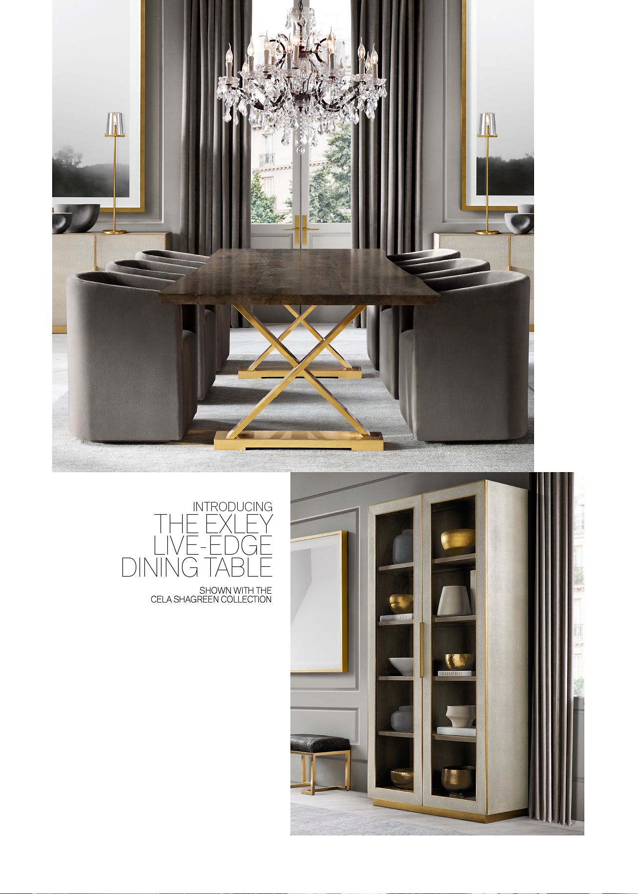 Restoration Hardware Introducing the 2017 RH Modern Collection Milled