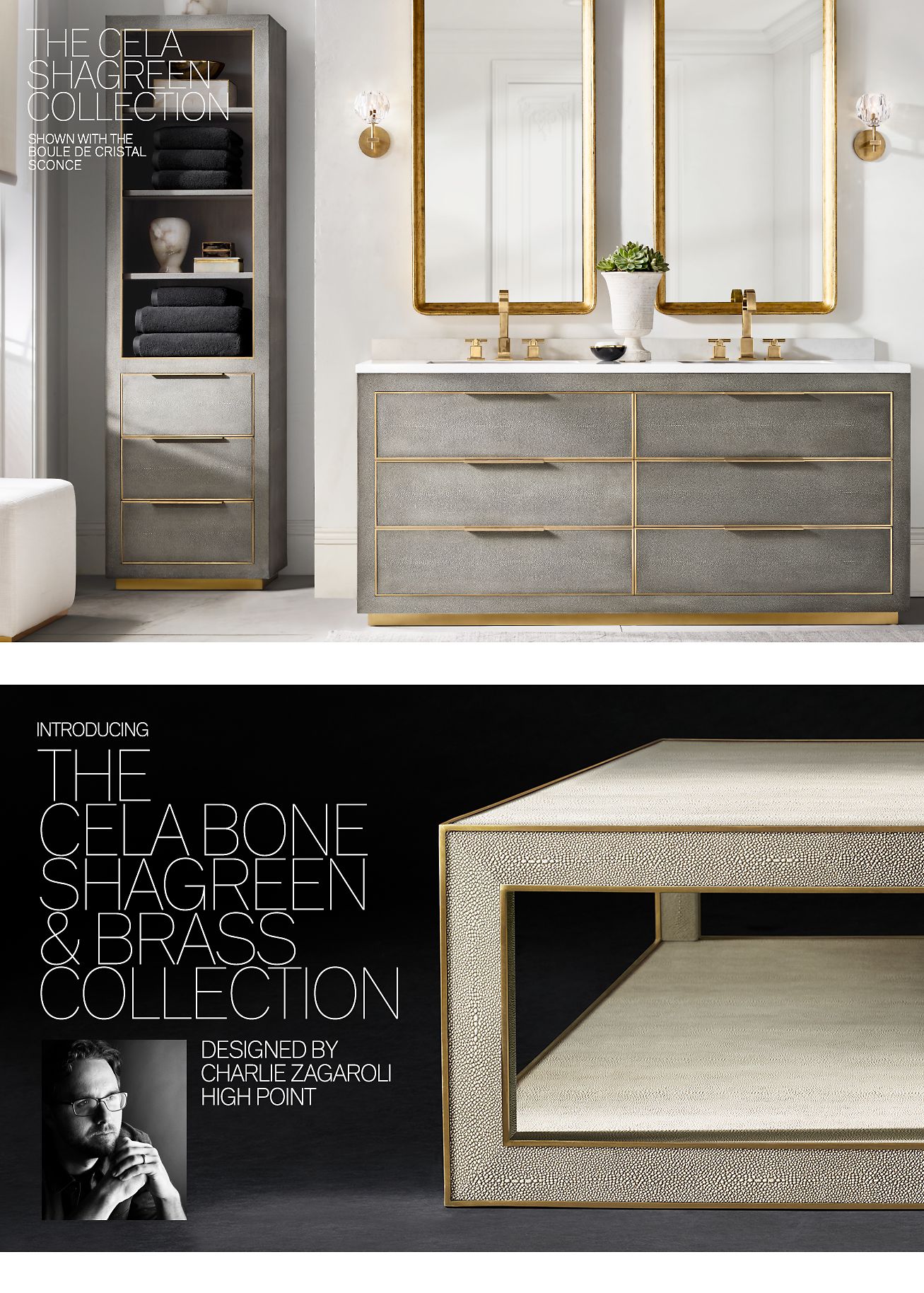 Restoration Hardware Introducing the 2017 RH Modern Collection Milled