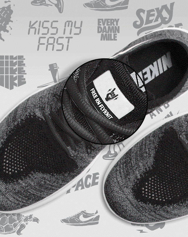 FREE RN FLYKNIT | KISS MY PAST | EVERY DAMN MILE | SEXY PACE | UP AND RUN